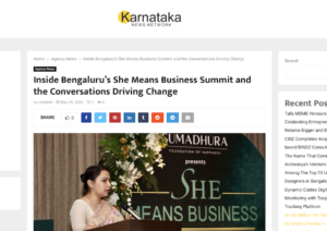 she means business karnataka news network
