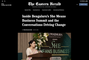 she means business the eastern herald